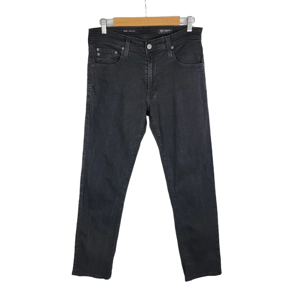 AG Tellis Modern Slim Jeans Black 31 x 34 - Picture 1 of 3